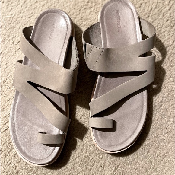 Merrell Shoes - Merrell stone color sandals
